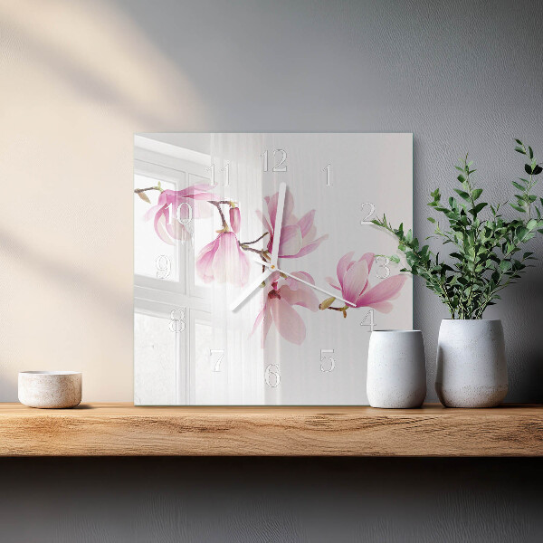 Square wall clock Magnolia