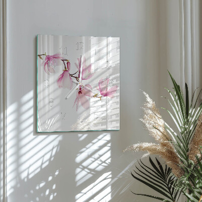 Square wall clock Magnolia