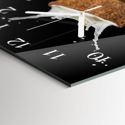 Square wall clock Coconut