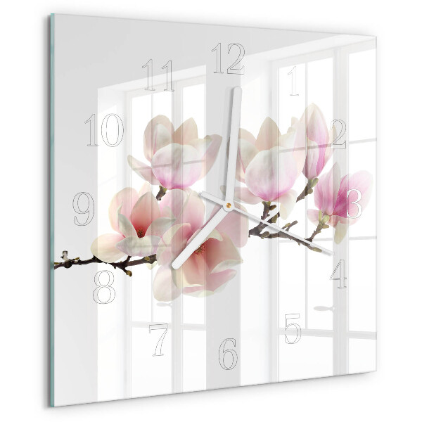 Square wall clock Magnolia