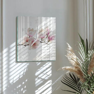 Square wall clock Magnolia