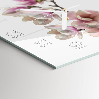 Square wall clock Magnolia