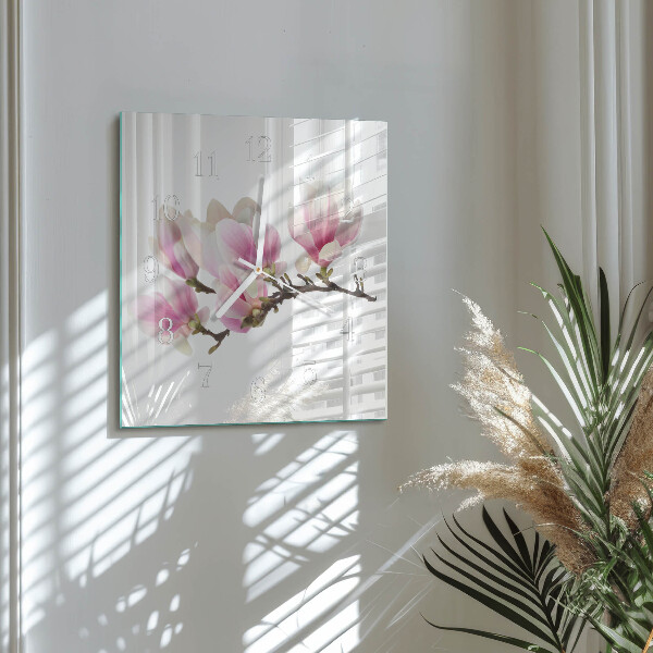 Square wall clock Magnolia