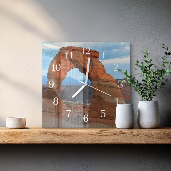 Square wall clock Grand Canyon