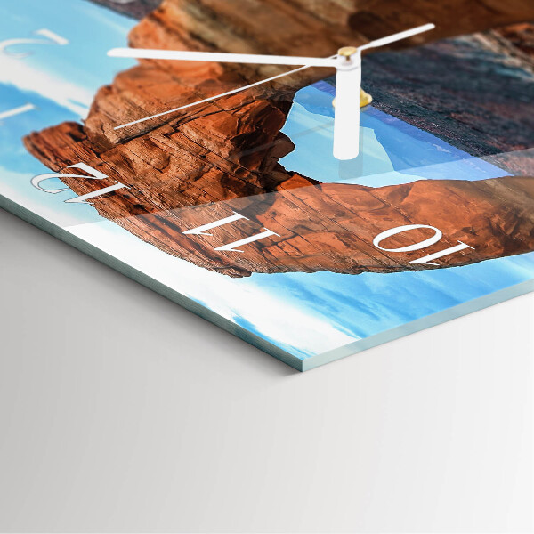 Square wall clock Grand Canyon