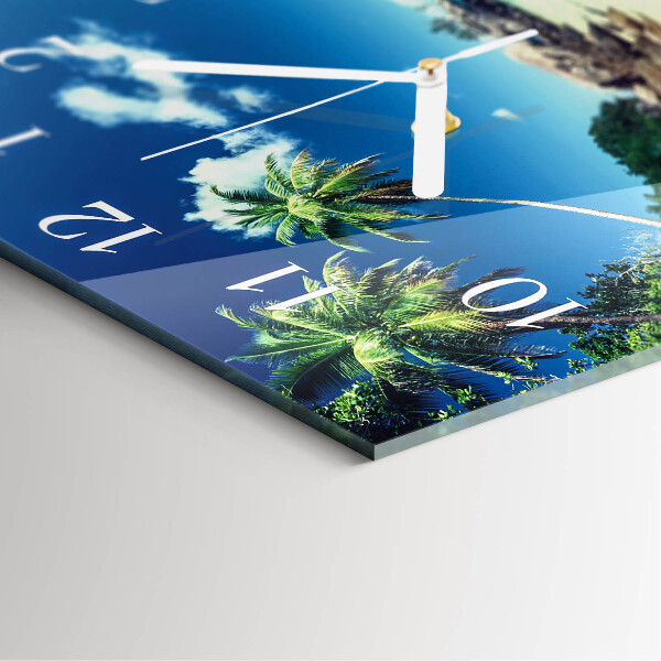 Square wall clock Palm Beach