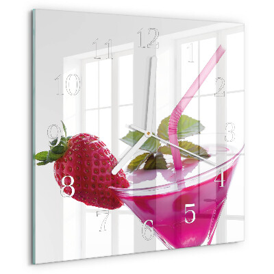 Square wall clock Cocktail