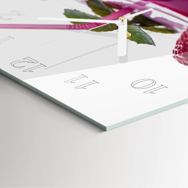 Square wall clock Cocktail
