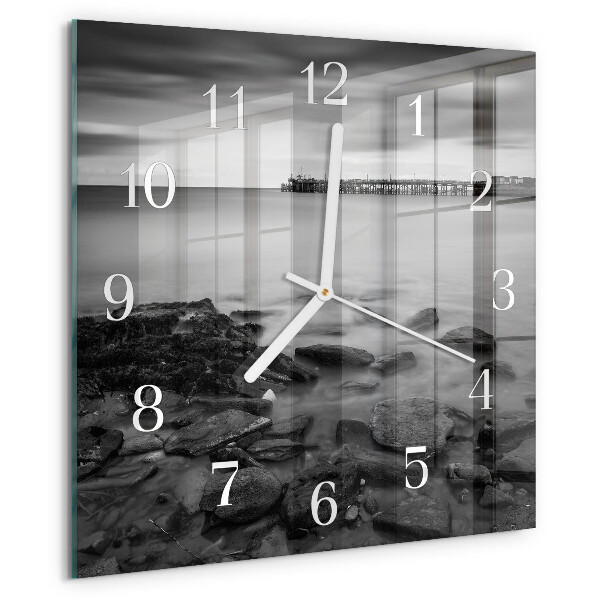 Square wall clock Riverbank