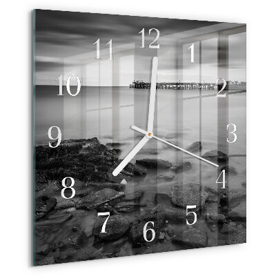 Square wall clock Riverbank