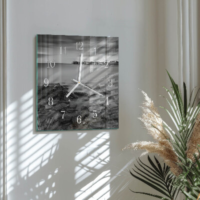 Square wall clock Riverbank