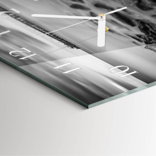 Square wall clock Riverbank