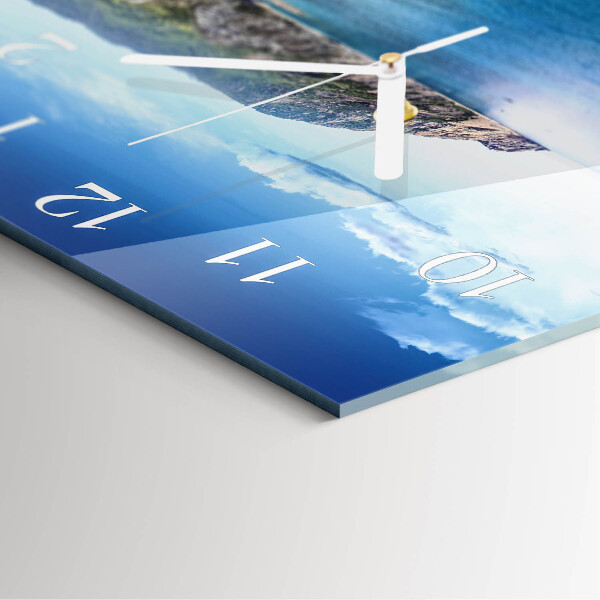 Square wall clock Bay