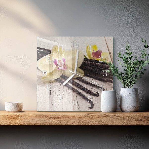 Square wall clock Vanilla
