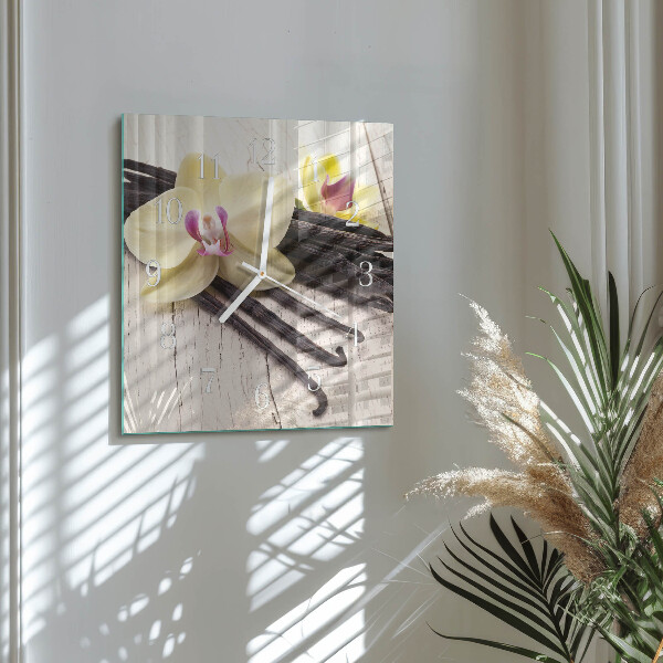 Square wall clock Vanilla