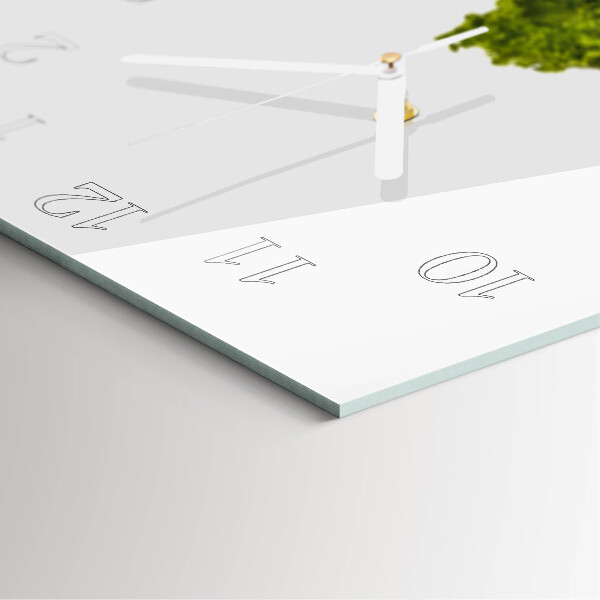 Square wall clock Vegetables