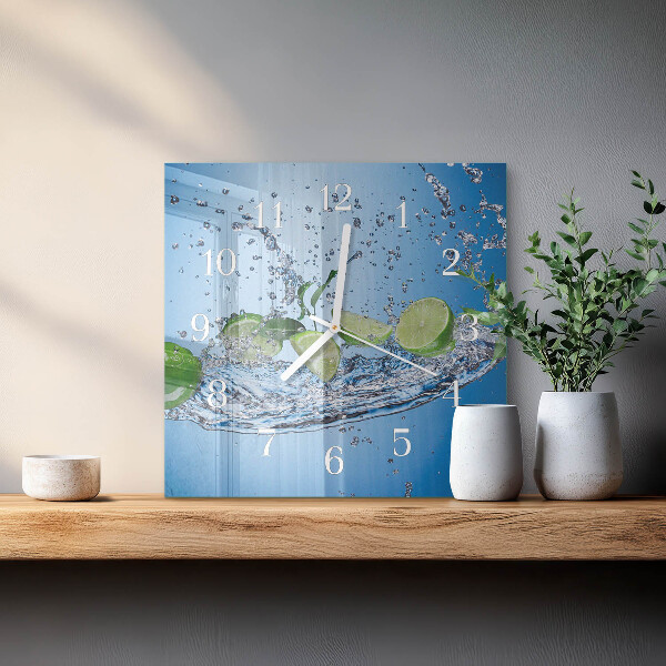 Square wall clock Limes