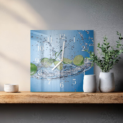 Square wall clock Limes