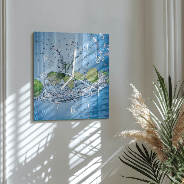 Square wall clock Limes