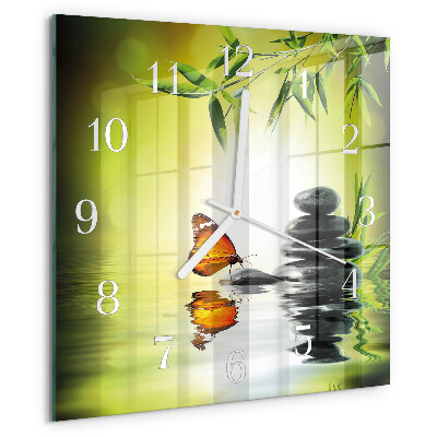 Square wall clock Nature