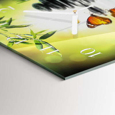 Square wall clock Nature