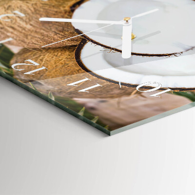Square wall clock Coconuts