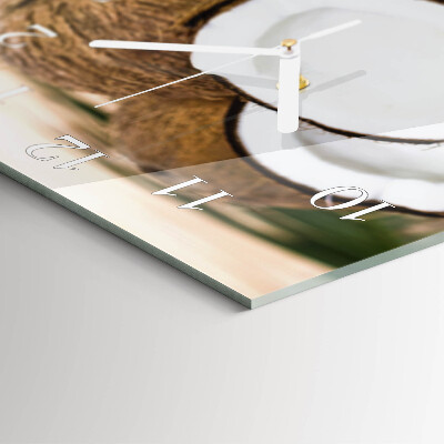 Square wall clock Coconuts