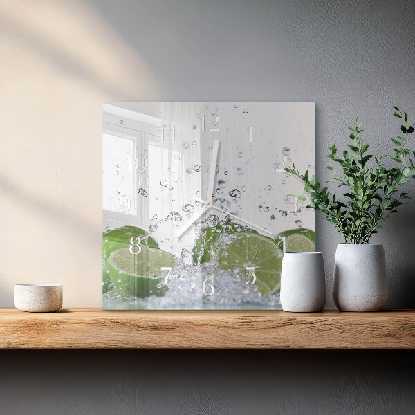 Square wall clock Limes