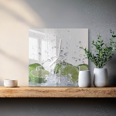 Square wall clock Limes