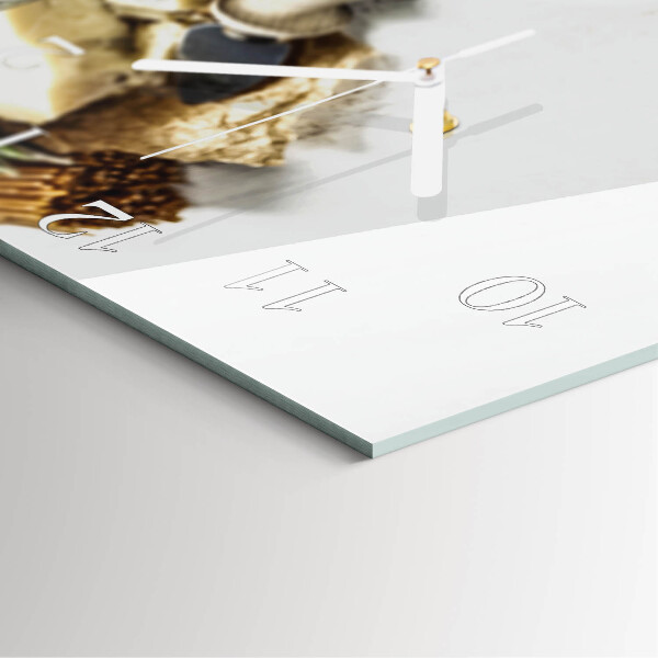 Square wall clock Pasta
