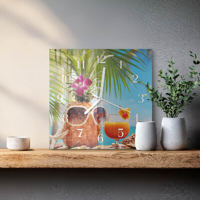 Square wall clock Holidays