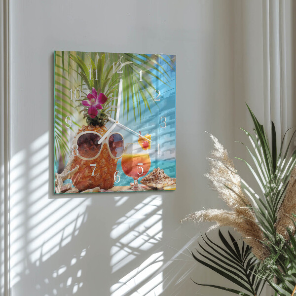 Square wall clock Holidays