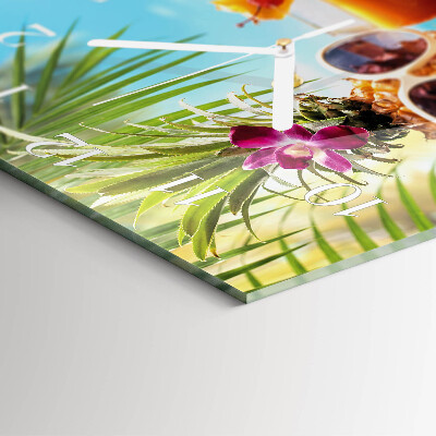 Square wall clock Holidays