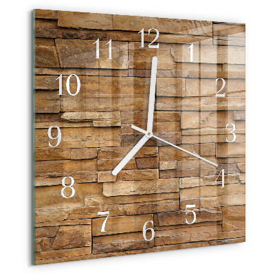 Square wall clock Clinker