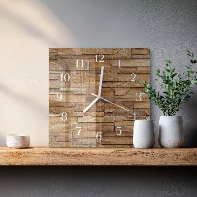 Square wall clock Clinker