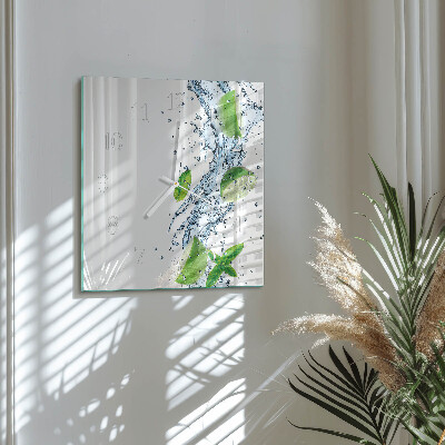 Square wall clock Mint