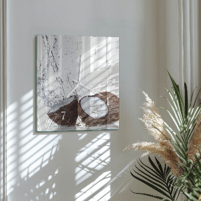 Square wall clock Coconuts
