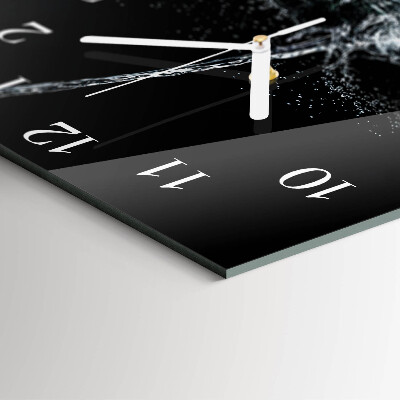 Square wall clock Water