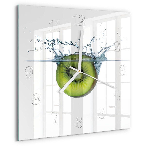 Square wall clock Kiwi