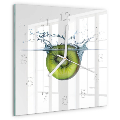 Square wall clock Kiwi