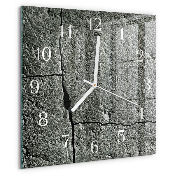 Square wall clock Natural Stone