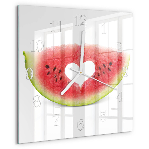 Square wall clock Watermelon