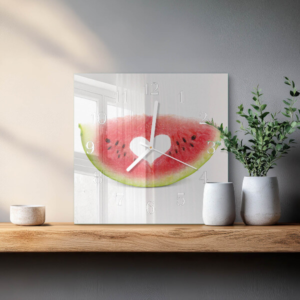 Square wall clock Watermelon