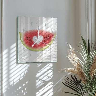 Square wall clock Watermelon