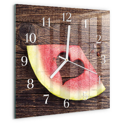 Square wall clock Watermelon