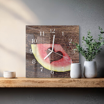 Square wall clock Watermelon
