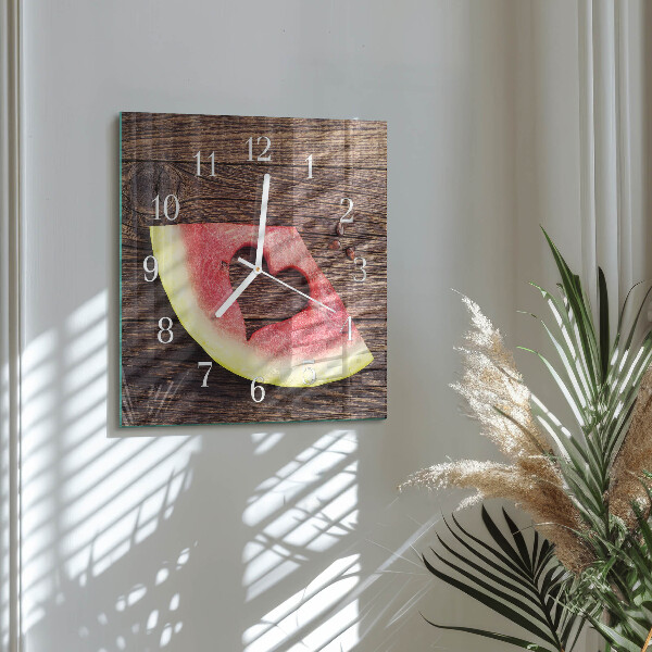 Square wall clock Watermelon