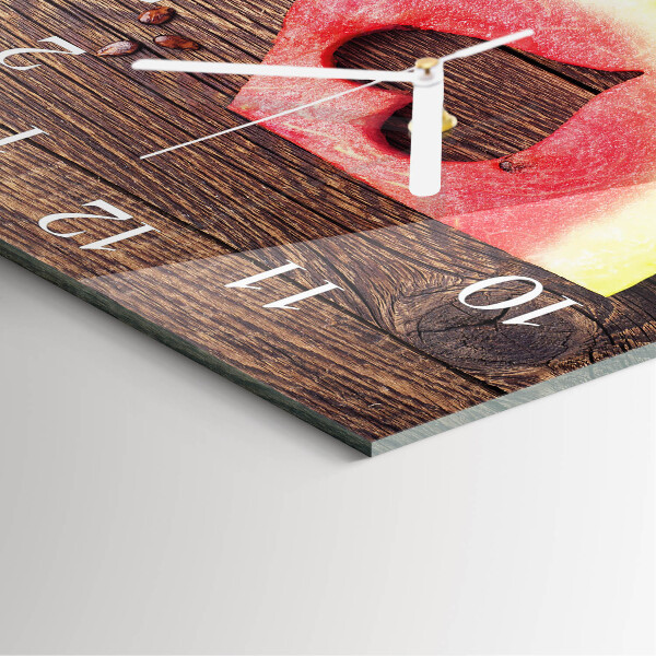 Square wall clock Watermelon