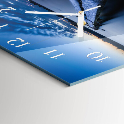 Square wall clock Landscape