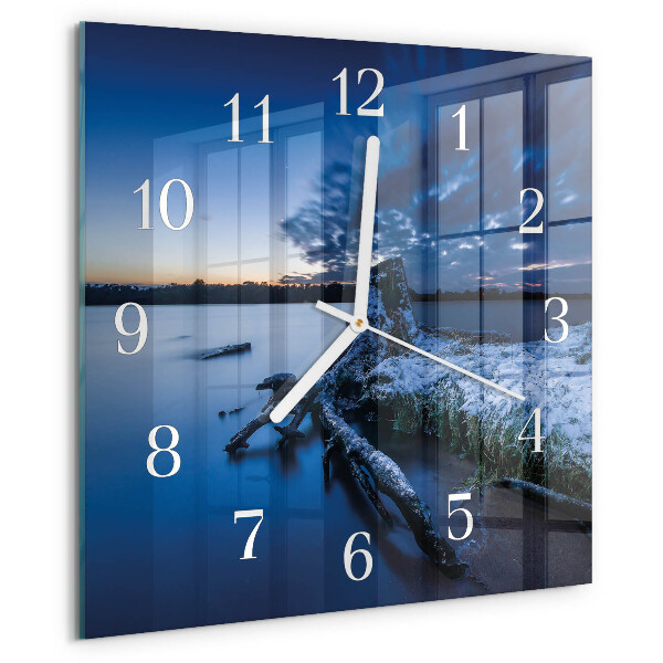 Square wall clock Landscape